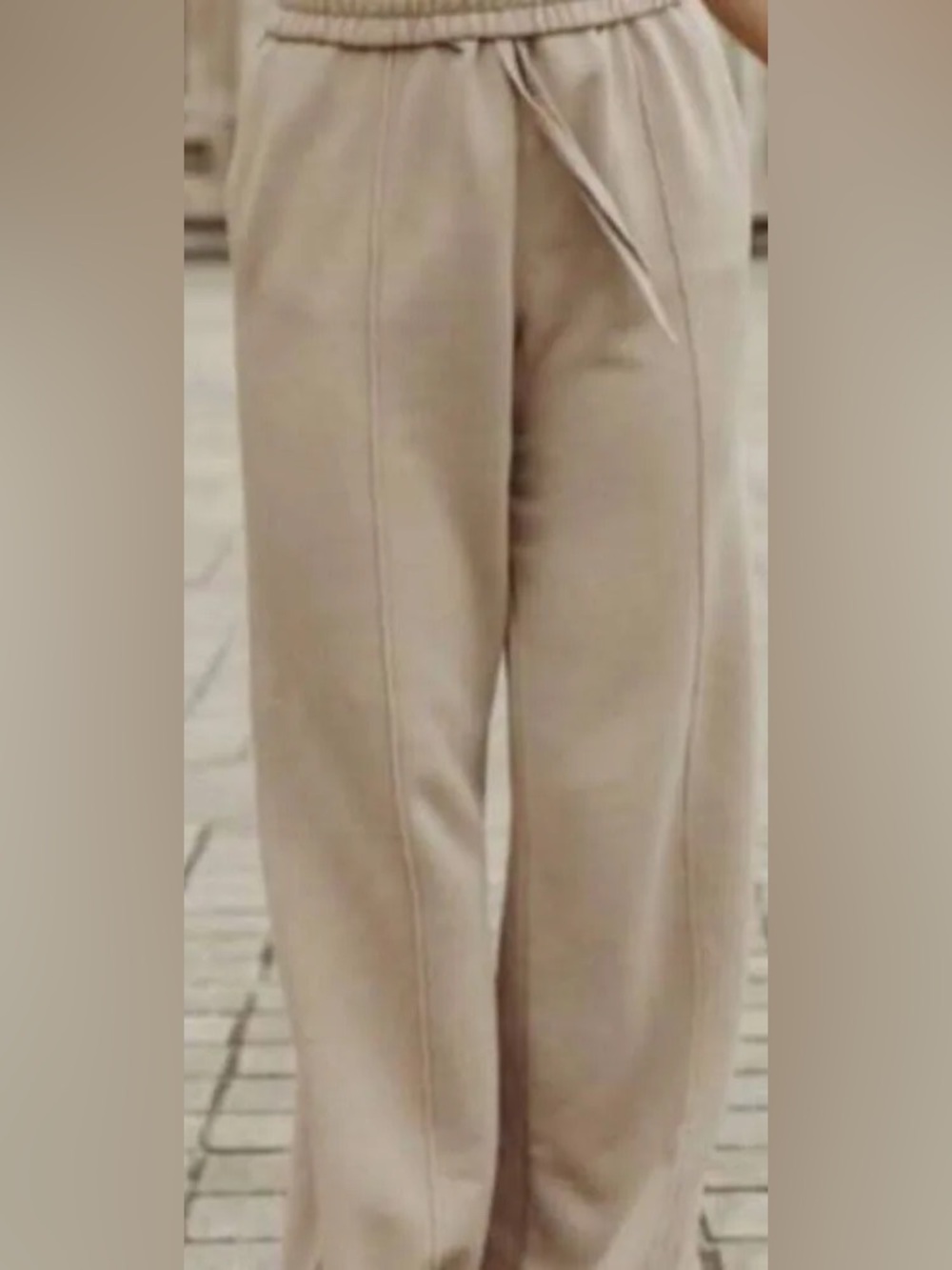 Daily Drills Heavyweight Wide Leg Sweatpants in Cafe